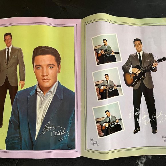 Elvis Presley Golden Hits Folio-1963-Elvis Presley Includes Giant Size Pin-Up - Picture 10 of 12